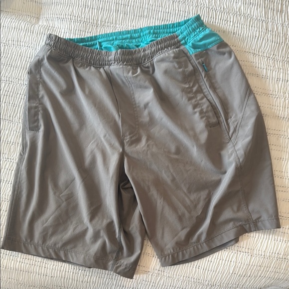 Birddogs Other - Bird Dog's Men's Gray with Teal Waist Board Shorts
